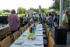 Gemeinsames Abendessen im Cafe Stern in Dietzenbach (DRK Heim)